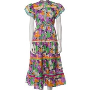 CELIA B Floral Multicolor Dress - worn once XS